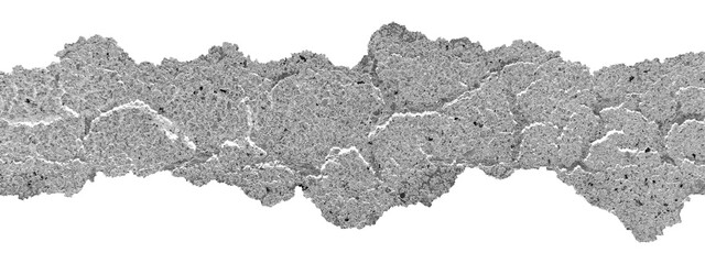 Distressed Grainy Grunge Overlay, Textured Concrete Surface with Dried Residue, Moss Crust, and Fine Cracks