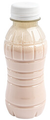 plastic bottle with drinking yogurt