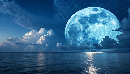 moon and clouds