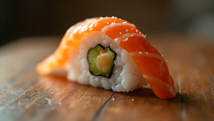Depth of field photography for sushi. Isolate single sushi piece with focus. Ultra realistic sushi images. Tips for capturing elegant sushi shots.