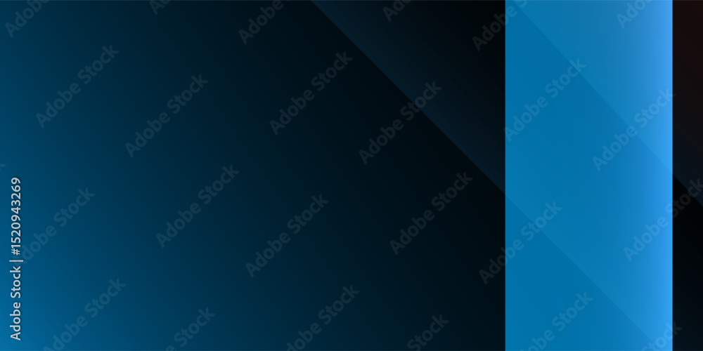 Poster a modern abstract design featuring a smooth blue lit gradient background with overlapping transparen