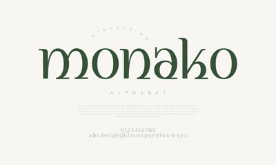 A classy serif font with soft curves and refined structure. Ideal for modern editorial and branding needs