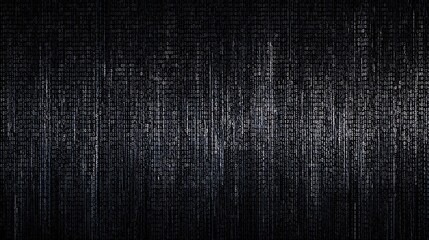 Cascading binary code abstract dark background