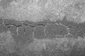 Textured Concrete Surface with Dried Residue, Moss Crust, and Fine Cracks