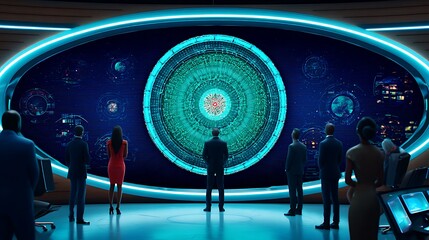 Future briefing room holographic display analysis