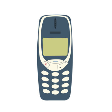 nokia 3310 ilustrtion vector