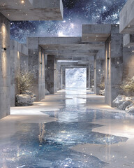 Silent Corridor Connecting to the Universe