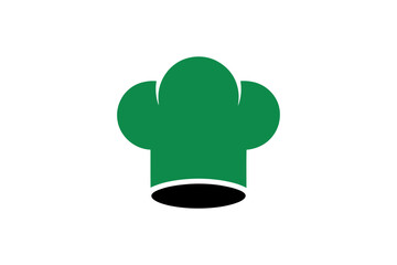 Green chef hat cooking restaurant kitchen apparel