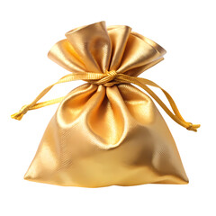 Luxury Gold Satin Pouch: Elegant Packaging for Gifts & Jewelry