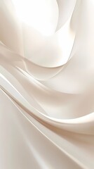 digital technology light beige and cream curve wave illustration poster background