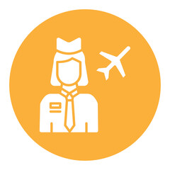 Air Hostess Icon