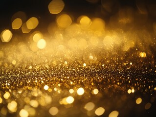 gold bokeh background