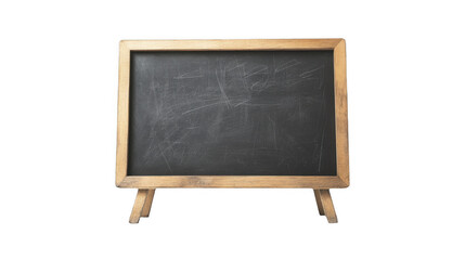Chalkboard with Wooden Frame, Isolated on a Transparent Background, PNG image, PNG file