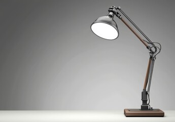 Elegant vintage desk lamp perfect for any workspace or study area.