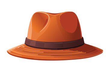 Autumn Tone Felt Fedora Headwear