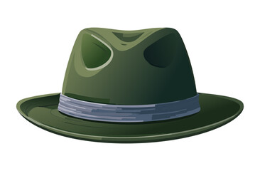 Dark Green Fishing Hat Adventure Ready