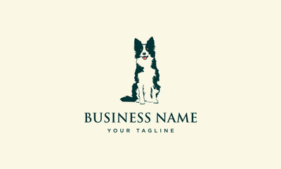 Happy Border Collie Logo.