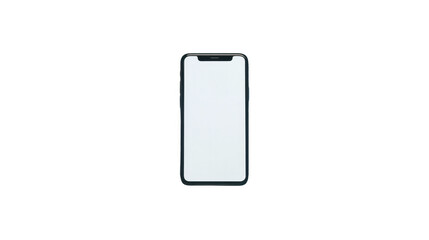 Modern frameless smart phone mockup on a transparent background, PNG image, PNG file.