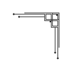 png baroque border with vintage gold ornament frame template abstract vector elegance wedding style ornate decoration beautiful symbol 1920 artistic filigree classic set creative retro geometry

