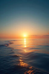 Obraz premium sunset over the sea