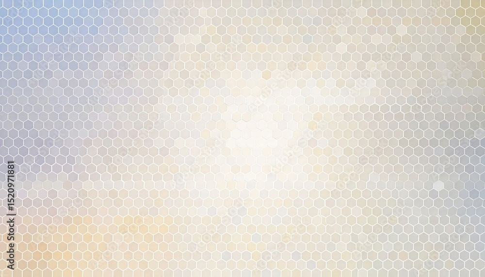Poster abstract hexagonal patterned background design digital art modern style light environment creative v
