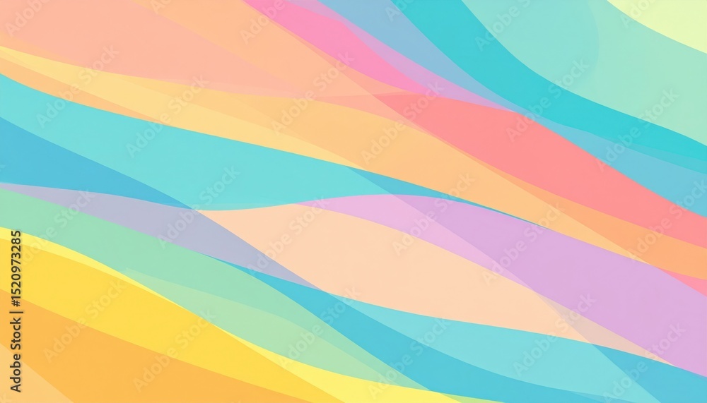 Aufkleber dynamic color waves in abstract art digital creation vibrant environment creative perspective modern