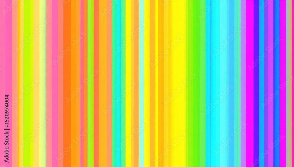 Poster vibrant colorful patterns abstract art digital creation studio setting eye-level view modern aesthet