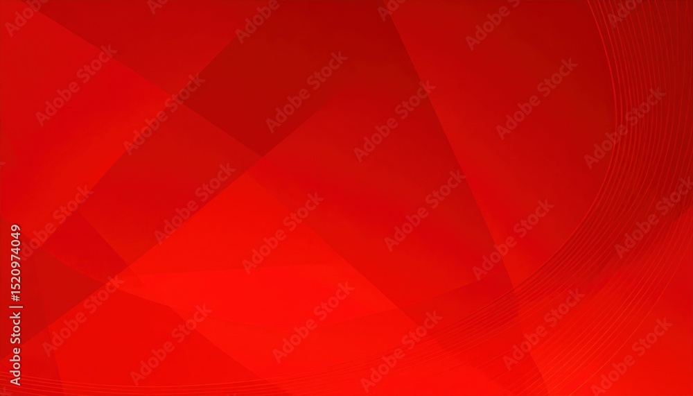 Poster dynamic red abstract shapes digital art modern design studio close-up visual impact