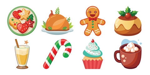 set of vegetables icons
