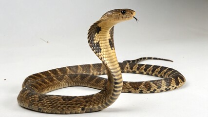 Fototapeta premium False Cobra on studio background