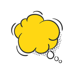 png shouting comic banner with boom bubble message white balloon pow vector style blank explosion halftone surprise talking screaming graphic humor retro shadow communication design element

