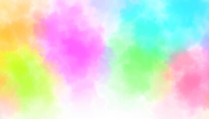 Dreamy abstract background, a colorful canvas of vivid clouds and seamless color blends