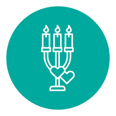 Wedding Candle Icon