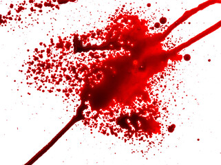 blood splatter transparent