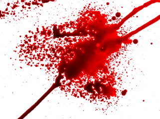 blood splatter transparent
