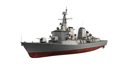Mighty Naval Destroyer: Advanced Warship for Ocean Defense and Patrol

