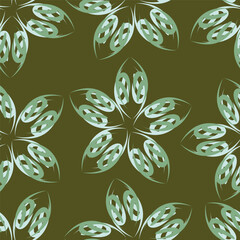 Abstract seamless floral pattern. Spring Trendy flowers print, Plant background, design for fabric, cloth design, covers, wallpapers, print, scrapbooking.