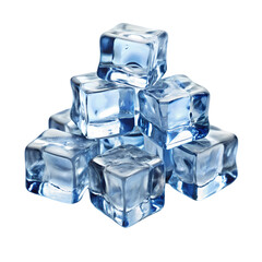 Crystal Clear Ice Cubes: A Stunning Close-Up
