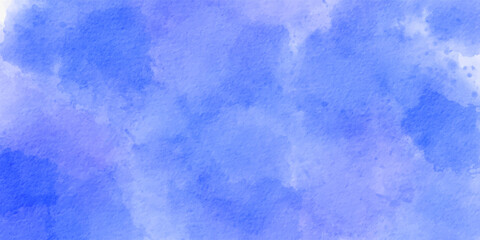 Blue watercolor background. Abstract watercolor background. Abstract watercolor sky blue background texture. Watercolor blue vector illustration.