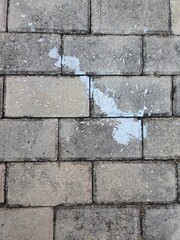brick road pedestrian walkway background for pedestrians