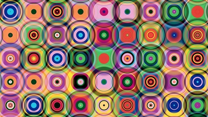 circle motif, circle pattern, symmetrical, circle lines, wall wallpaper, HD