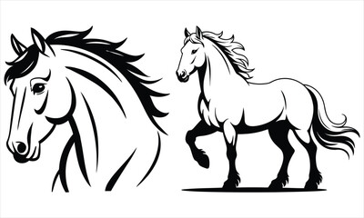 horse vector illustration
