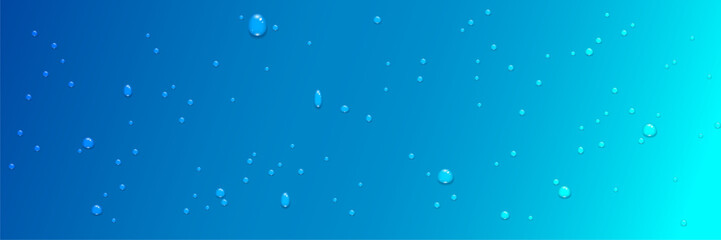 Vector water drops.Realistic raindrops.Bubbles, rain, water.EPS 10.