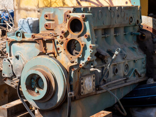 Fototapeta premium Motorblock