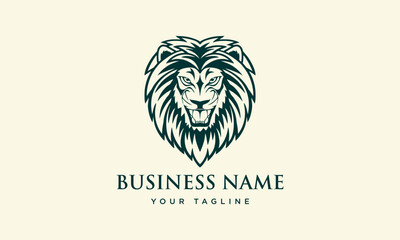 Lion Logo Design Template.