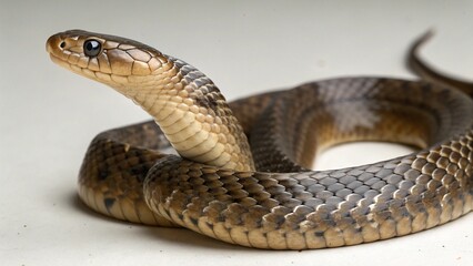 Obraz premium False Water Cobra on studio background