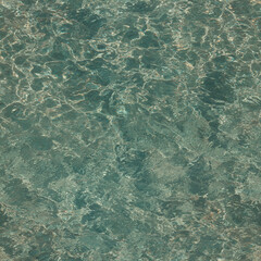 Seamless texture of clear water with gentle ripples and reflections creating a tranquil surface effect ideal for digital backgrounds