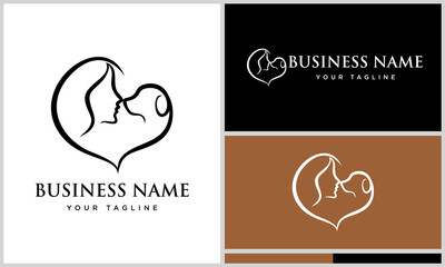 Mother  Child Logo Design.