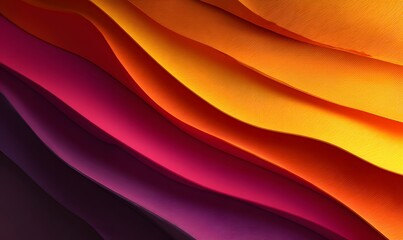 Abstract Colorful Waves Pattern