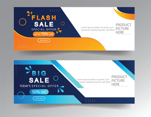 sale banner template design  big sale  flash sale. modern banner design.
